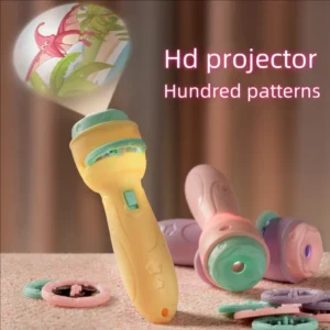 Projector Flashlight – Cartoon Pattern Learning Torch for Early Education & Creative Play
