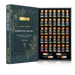 MAYJAM Essential Oils Set – 35‑Piece Aroma Collection for Diffusers, Candles & Freshening