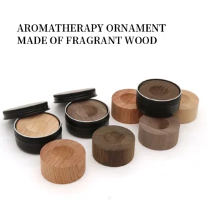 Natural Wood Aroma Diffuser – Solid‑Wood Freshener, Long‑Lasting Home Fragrance